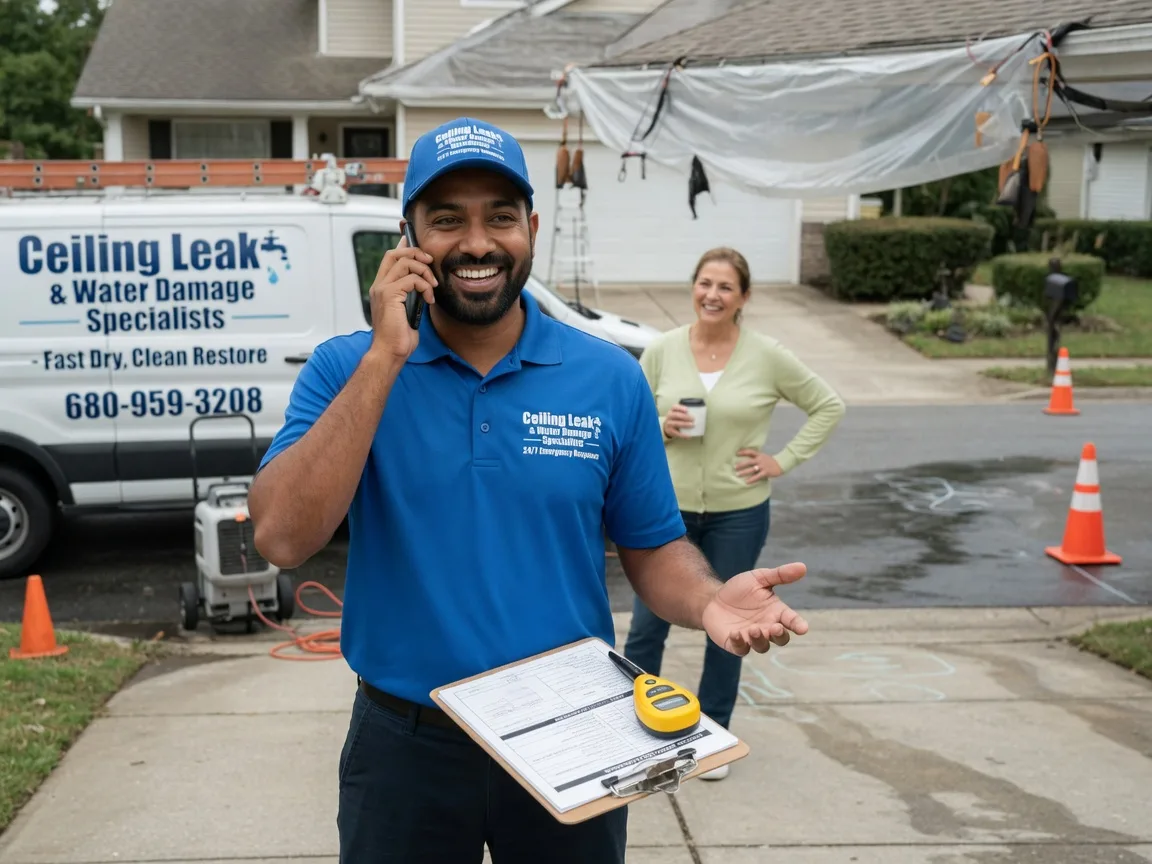 Ceiling Leak Cleanup Lake Como, PA FAQs